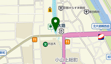 北大路駅 タクシー乗り場の地図画像