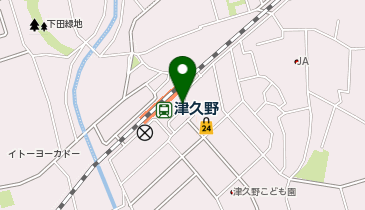 津久野駅 タクシー乗り場の地図画像
