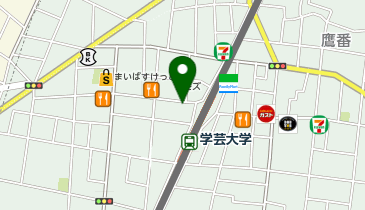 壱角家 学芸大学店の地図画像
