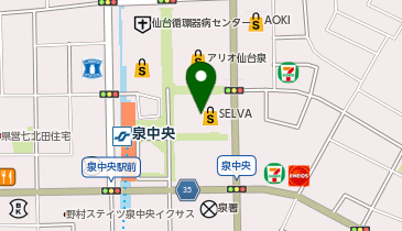 EDWIN DENIM GALAXY(エドウィン デニム ギャラクシー) 仙台泉セルバの地図画像