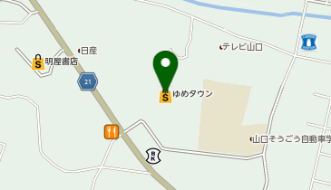 アメリカンホリック ゆめタウン山口店の地図画像