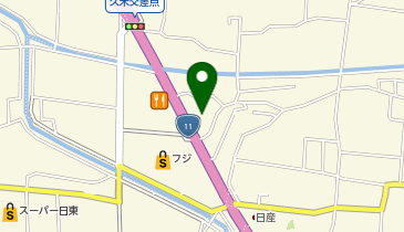 そば吉 南久米店の地図画像