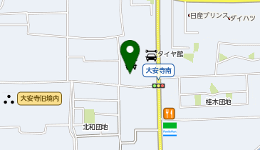 KeePer LABO(キーパー ラボ) 奈良大安寺店の地図画像