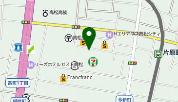 ステーキハウス 千萬 高松店の地図画像