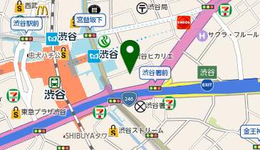 雪姫氷 渋谷店の地図画像