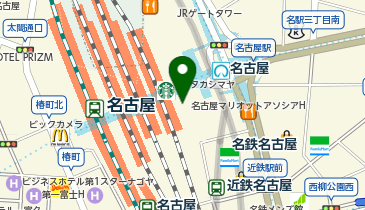 驛釜きしめん 太閤通りの地図画像