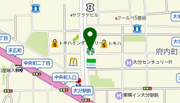 鶴屋吉信 大分トキハ 本店の地図画像