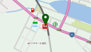すき家 釜石店の地図画像