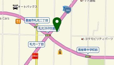 株式会社アクティオ 鹿屋営業所の地図画像