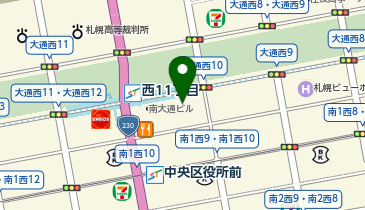 株式会社アクティオ プラザ札幌営業所の地図画像