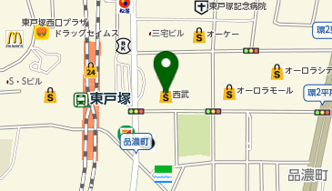 魯鰻亭 西武東戸塚S.C.店の地図画像