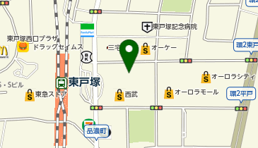 ビューティーカラープラス 西武東戸塚S.C.店の地図画像