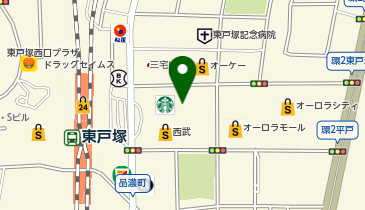プチラグゼ 西武東戸塚S.C.店の地図画像