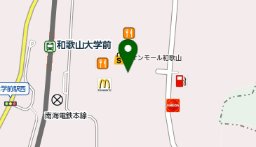 GORGE(ゴージ) イオンモール和歌山店 の地図画像