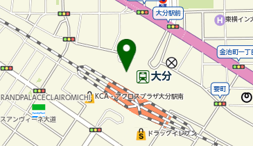 エステティックTBC 大分店の地図画像