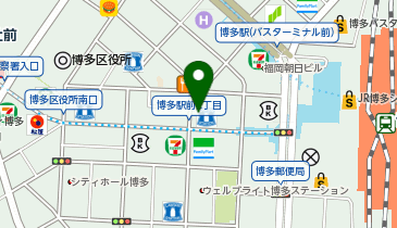 ストラッシュ 博多駅前店の地図画像