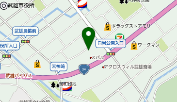 かま蔵うどんの地図画像