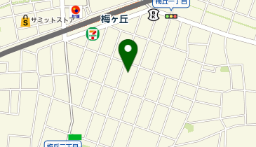 ピッツェリア トニーノ 梅ヶ丘店の地図画像