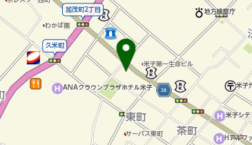 カフェレストランキューナインの地図画像