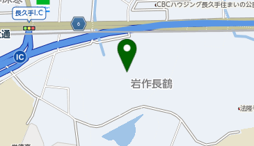 長久手食堂の地図画像