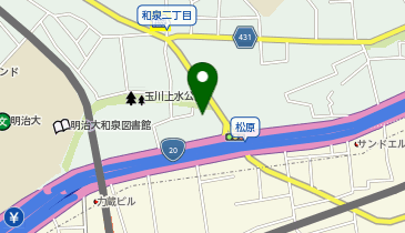 セントラル硝子プロダクツ株式会社 杉並オフィスの地図画像