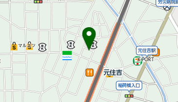 アイセイハート薬局 元住吉駅西口店の地図画像