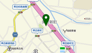 100円レンタカー 岡崎美合店の地図画像