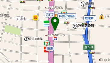 Osaka Music Club(大阪ミュージック倶楽部) グランドピアノスタジオの地図画像