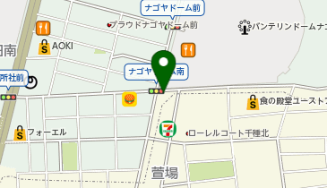 精華学園高等学校 名古屋ドーム南校の地図画像