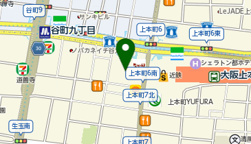大越 うえほんまちハイハイタウン店の地図画像
