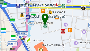 NINJA Information Center Osaka(忍者インフォメーションセンター大阪)の地図画像