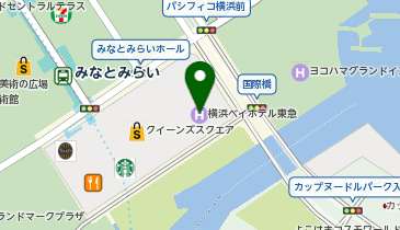 第一園芸 横浜ベイホテル東急店の地図画像