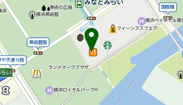 クルーズプラネット クイーンズスクエア横浜店の地図画像