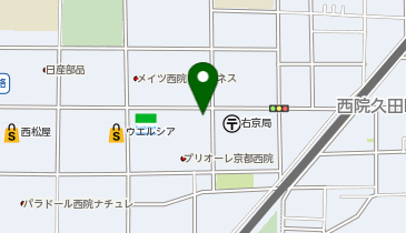 西院FREE(フリー)整骨院の地図画像