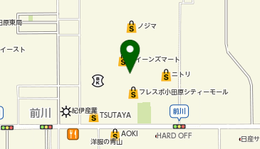 保険クリニックR フレスポ小田原シティーモール店の地図画像