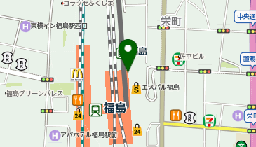 福島カルチャーセンターの地図画像