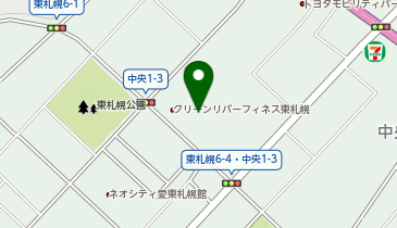 株式会社コロワイド 北海道CKの地図画像