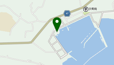 沙美漁港の地図画像