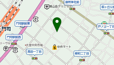 ビジョンメガネ 門司店の地図画像