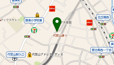 の・はぎの地図画像