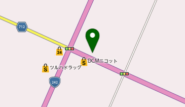 麺屋おほーつくの地図画像