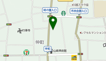 りそなコエドテラスの地図画像