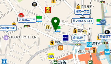 てんぐ大ホール 渋谷センター街2号店の地図画像