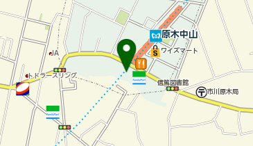 魚丼 原木中山店の地図画像