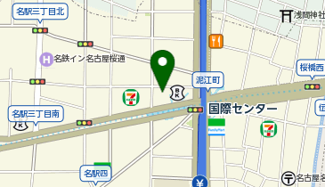 すき焼き牛しゃぶ 朝日屋 名古屋店の地図画像