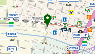 サンクチュアリゴルフ 秋葉原浅草橋店の地図画像