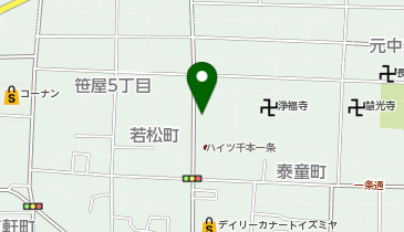 京都西陣アップス珈琲 京都西陣千本店の地図画像