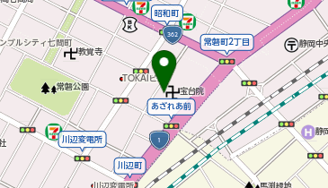 宝台院の地図画像