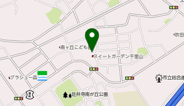 スイートガーデン千里山の地図画像