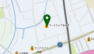 フードストアあおき 函南店の地図画像